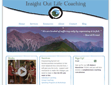 Tablet Screenshot of insightoutlifecoaching.com